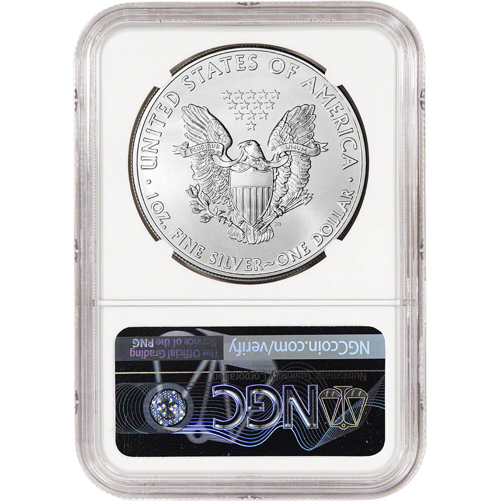 2011 American Silver Eagle Coin - NGC MS69