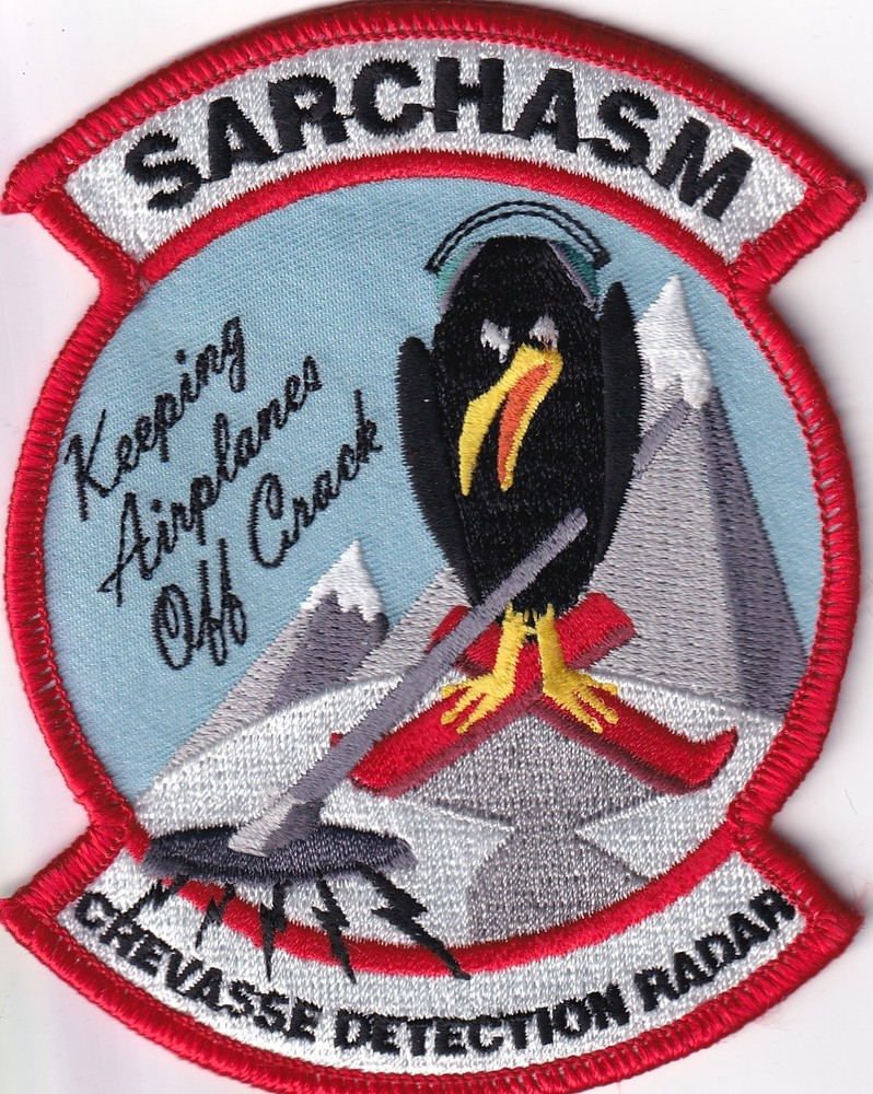 Sarchasm Ice crevasse Detection Radar Keeping Airplanes off Crack patch