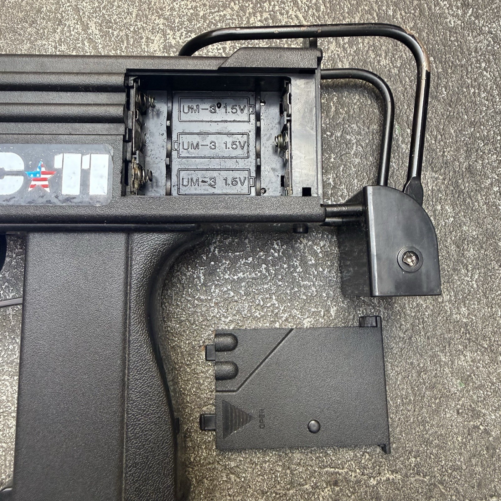 1986 Larami MAC-11 Motorized Toy Cap Gun Very Rare HTF Vintage