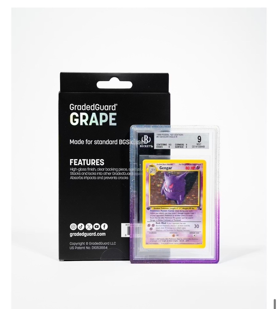GradedGuard BGS Grape Limited Edition Card Case Only