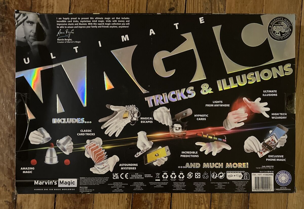 Marvins Ultimate Magic - 400 Tricks & Illusions Magic Set (Marvin's Magic) READ!