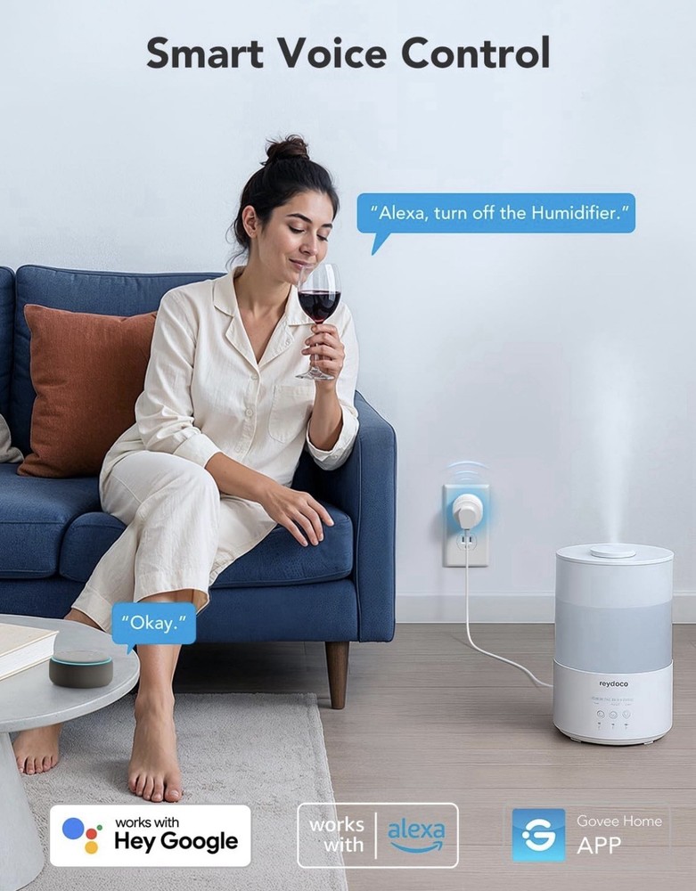 Govee Smart Plug with Timer & Group Controller, WiFi Outlet for Home, 4 Pack