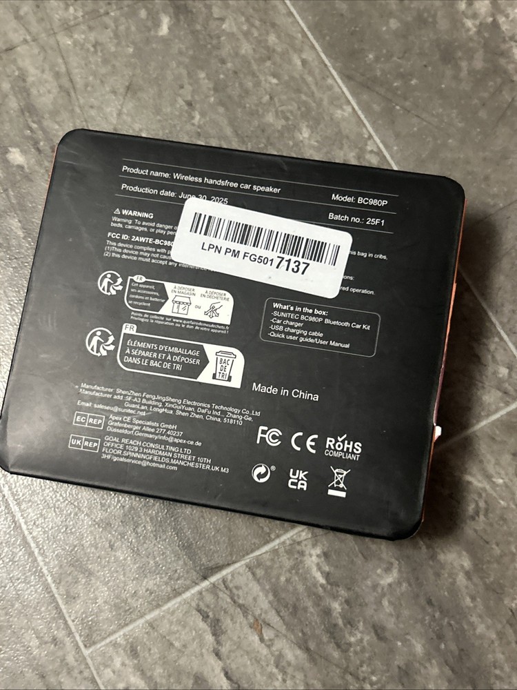 Bluetooth Car Speaker for Cell Phone, Handsfree Bluetooth Car Kit Motion AUTO...