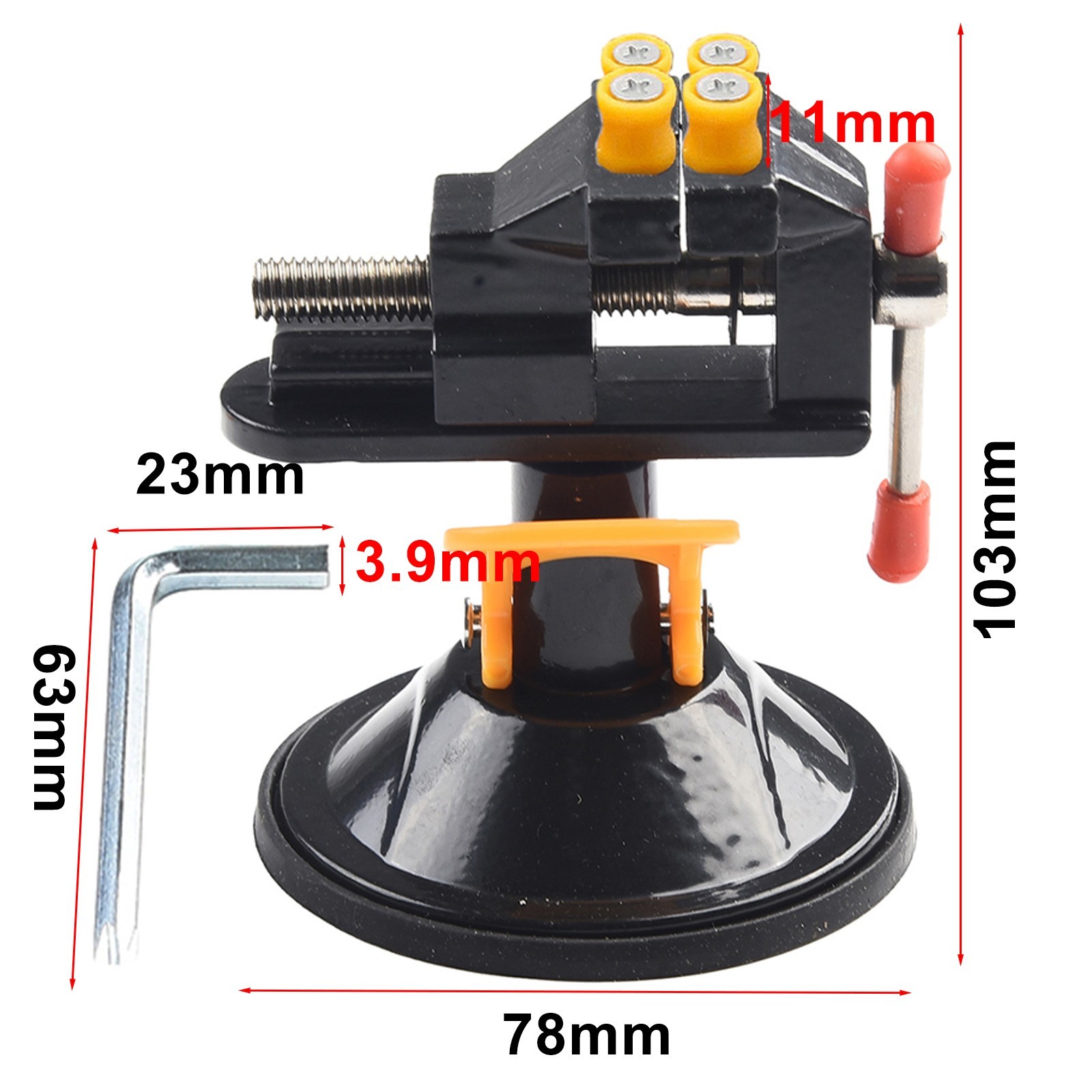 Small Rotating Vice?? Swivelling Work 30 Mm Suction Cup Vice Table Clamp Vice