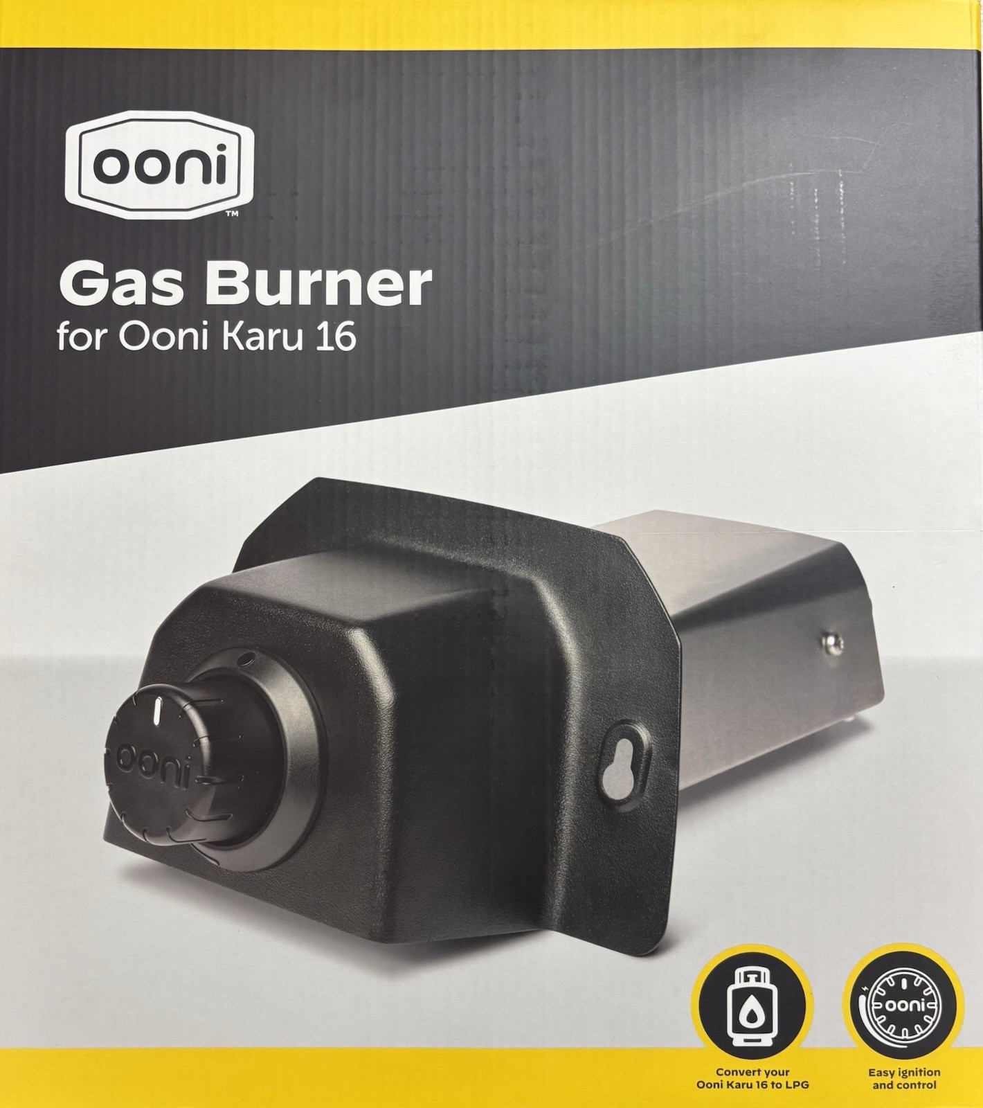 Gas Burner for use with Ooni Karu 16 Pizza Oven UU-P0EE00 - NEW