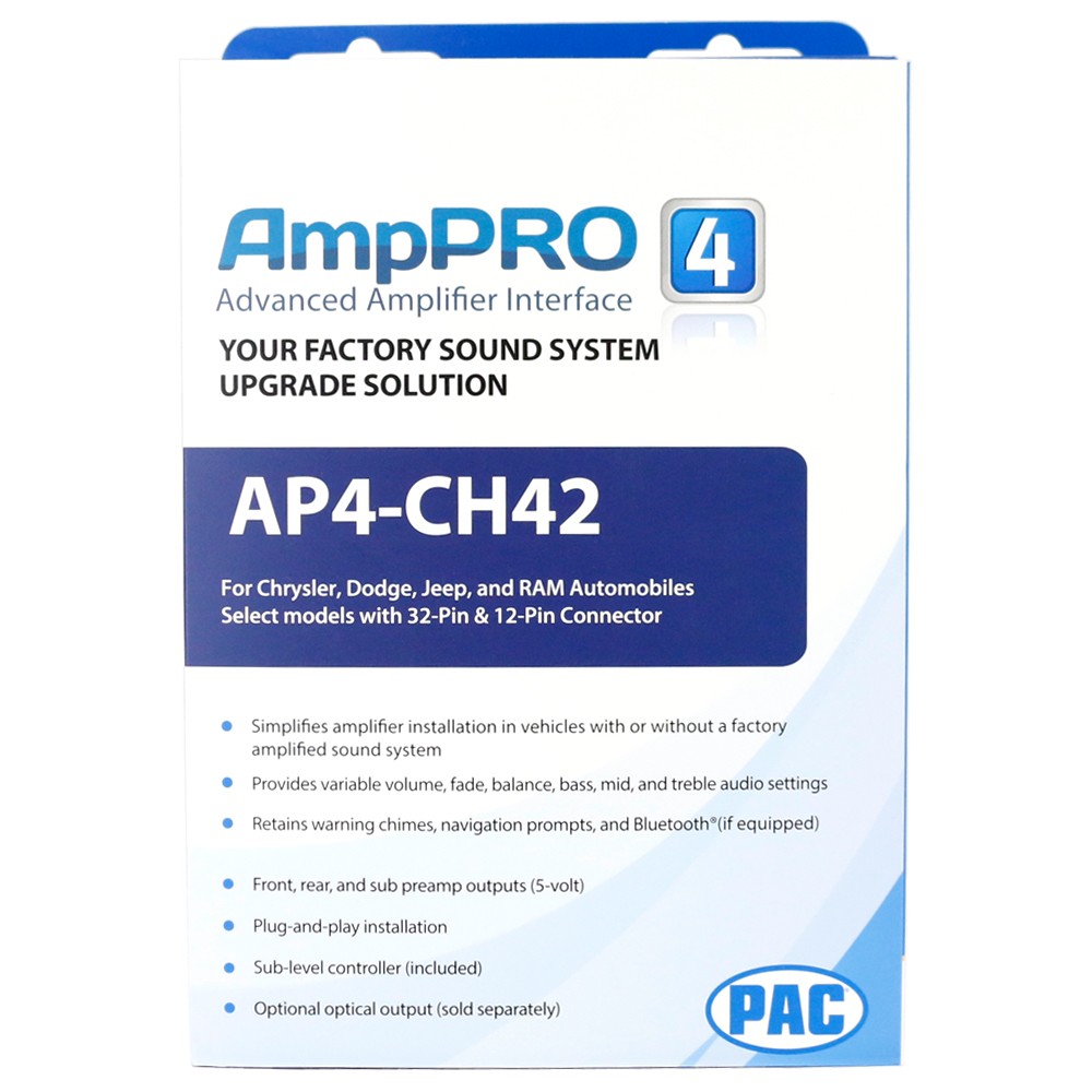 PAC AP4-CH42 AmpPRO4 Amplifier Integration Interface for Select 2021+ Vehicles
