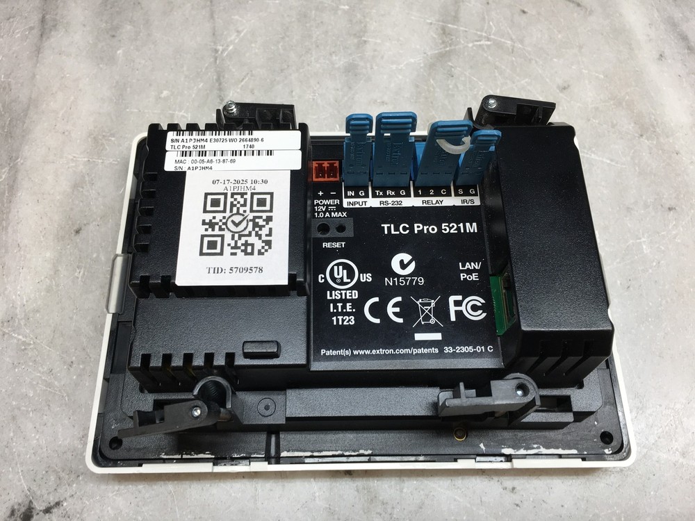 Extron TLC Pro 521M 1740 5" Wall Mount TouchLink Pro Controller