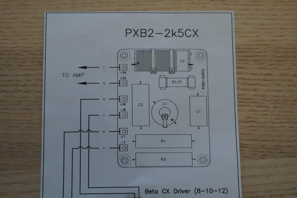Eminence 2 way Crossover PXB2-2k5cx