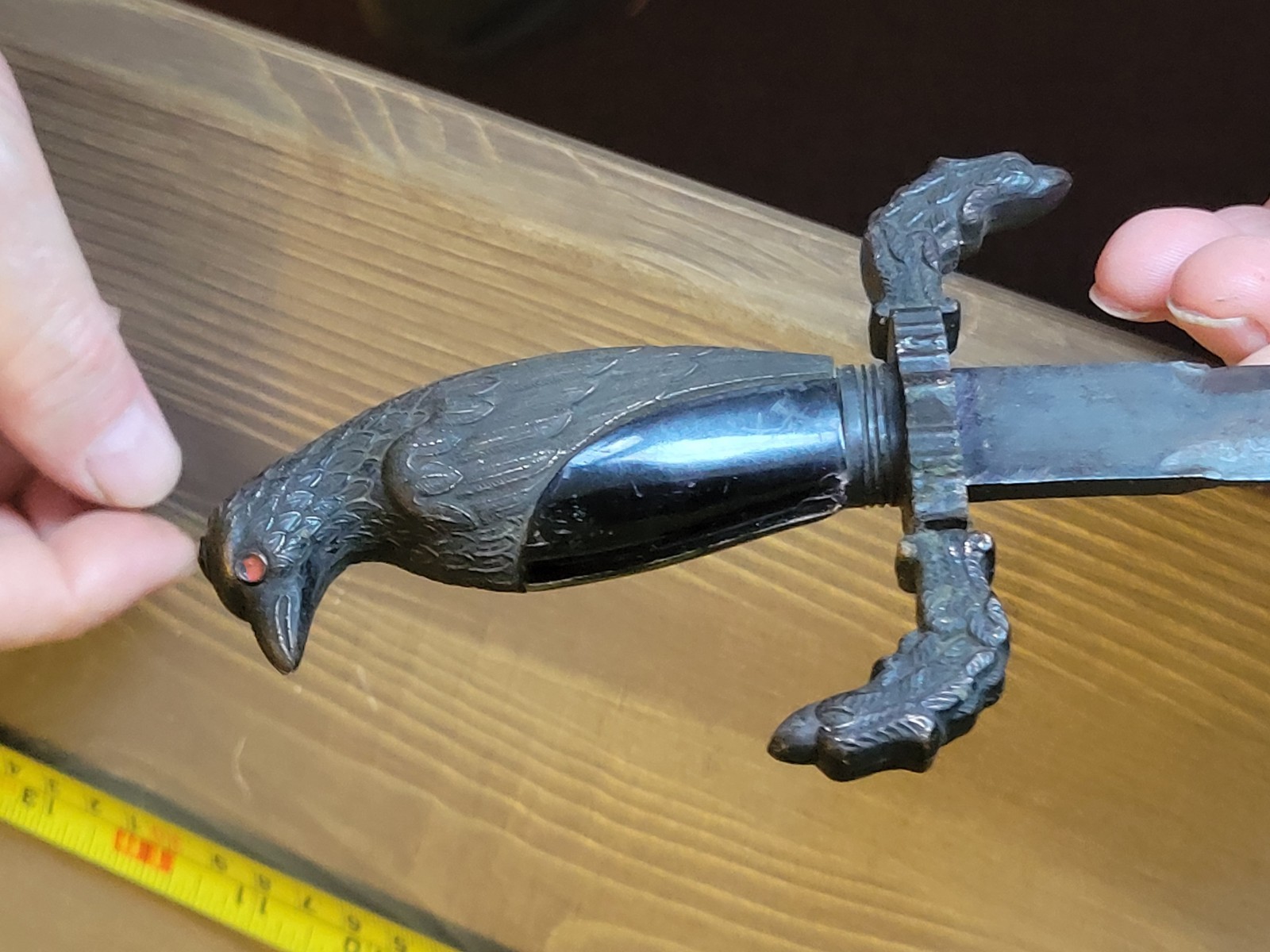 ANTIQUE RARE! Black Crow Dagger/Short Sword!