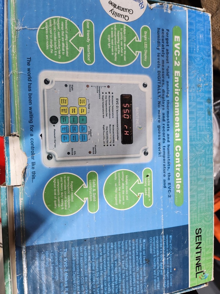 SENTINEL EVC-2 ENVIRONMENTAL CO2 CONTROLLER