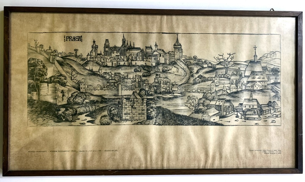 STAMPA PRAGA MICHAEL CHEERFULLY WILHELM PLEYDEN THROW ODEON