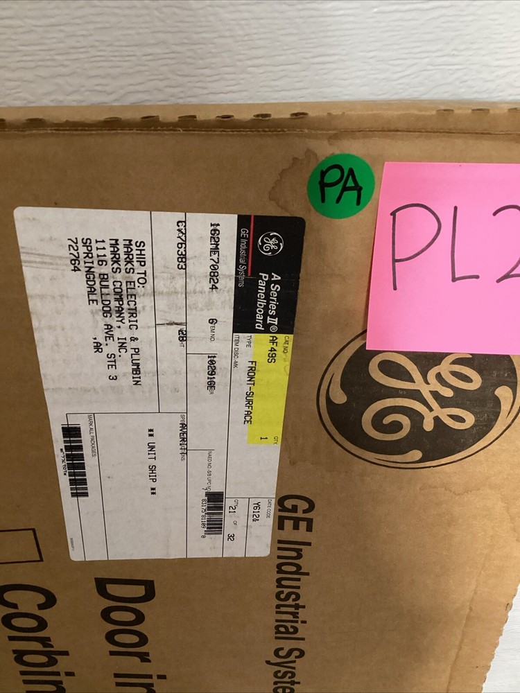 GE AF49S Panelboard Cover NEW 🟢