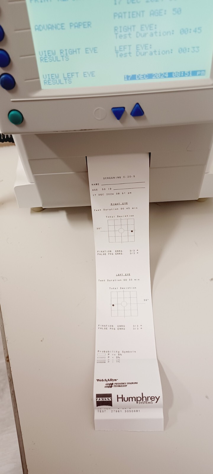 Zeiss Humphrey FDT 710 Visual Field Analyzer! used Optometrist, Optometry