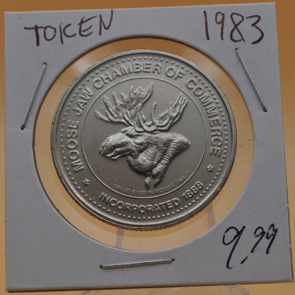 1983 Moose Jaw Saskatchewan Technical Institute Trade Dollar Token
