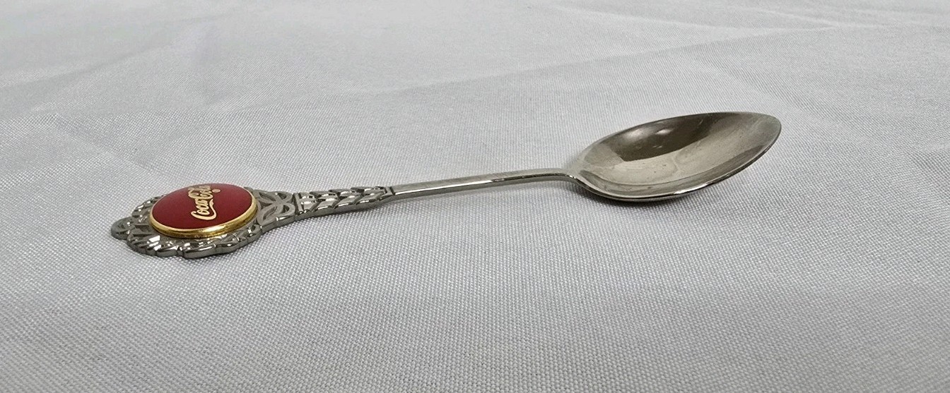 Vintage Coca-Cola Souvenir Spoon Collectible Coke Advertising Flatware