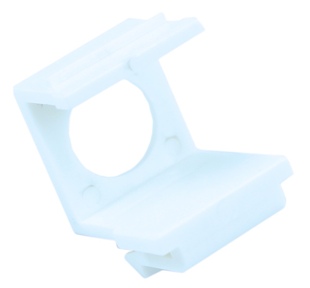 Wallplate: Keystone Jack - Hexagon Hole Insert White EACH