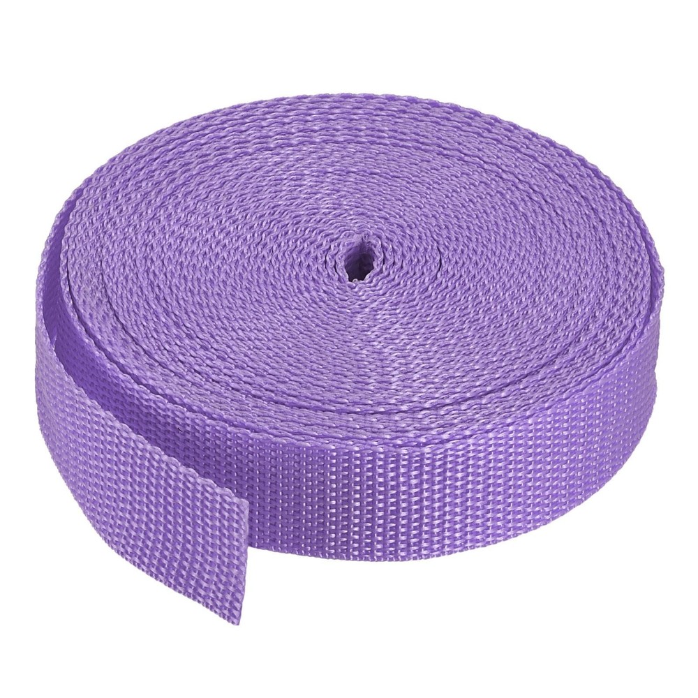 Lightweight Polypropylene Webbing Strap 1" 10 Yards Violet Strapping