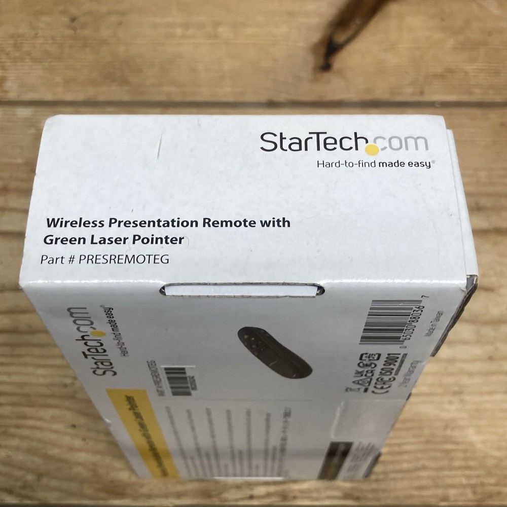 StarTech Wireless Presentation Remote with Green Laser Pointer NEW SEALED IN BOX