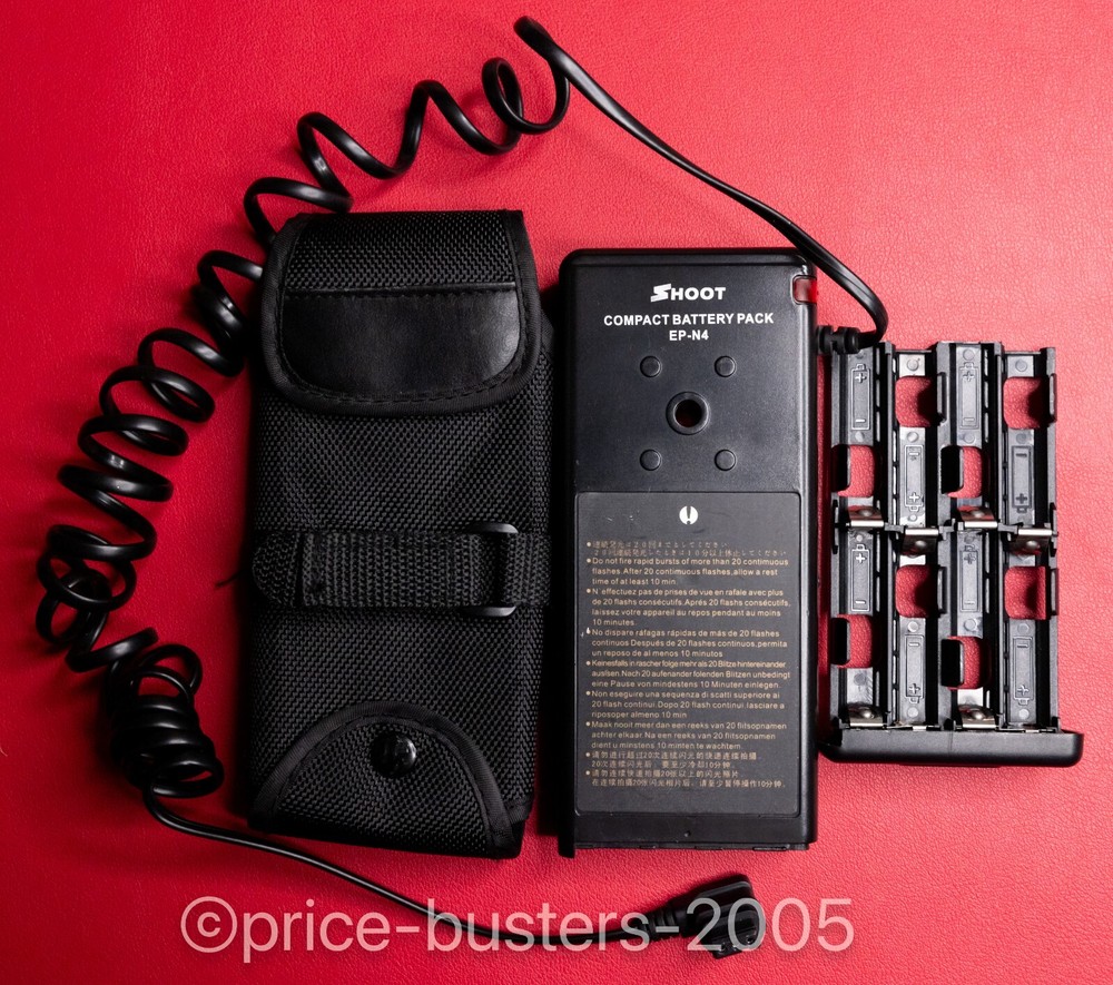 AA Battery Operated Compact CP-E4 Replacement Canon Flash Power Pack