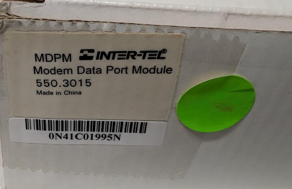 Inter-Tel 550.3015 MDPM Modem Data Port Module w/ Power Supply & Cable