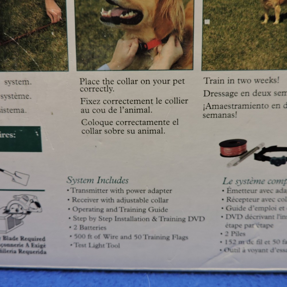 PetSafe Guardian Underground Fence, Collar Receiver , Transmitter, Missing Flags