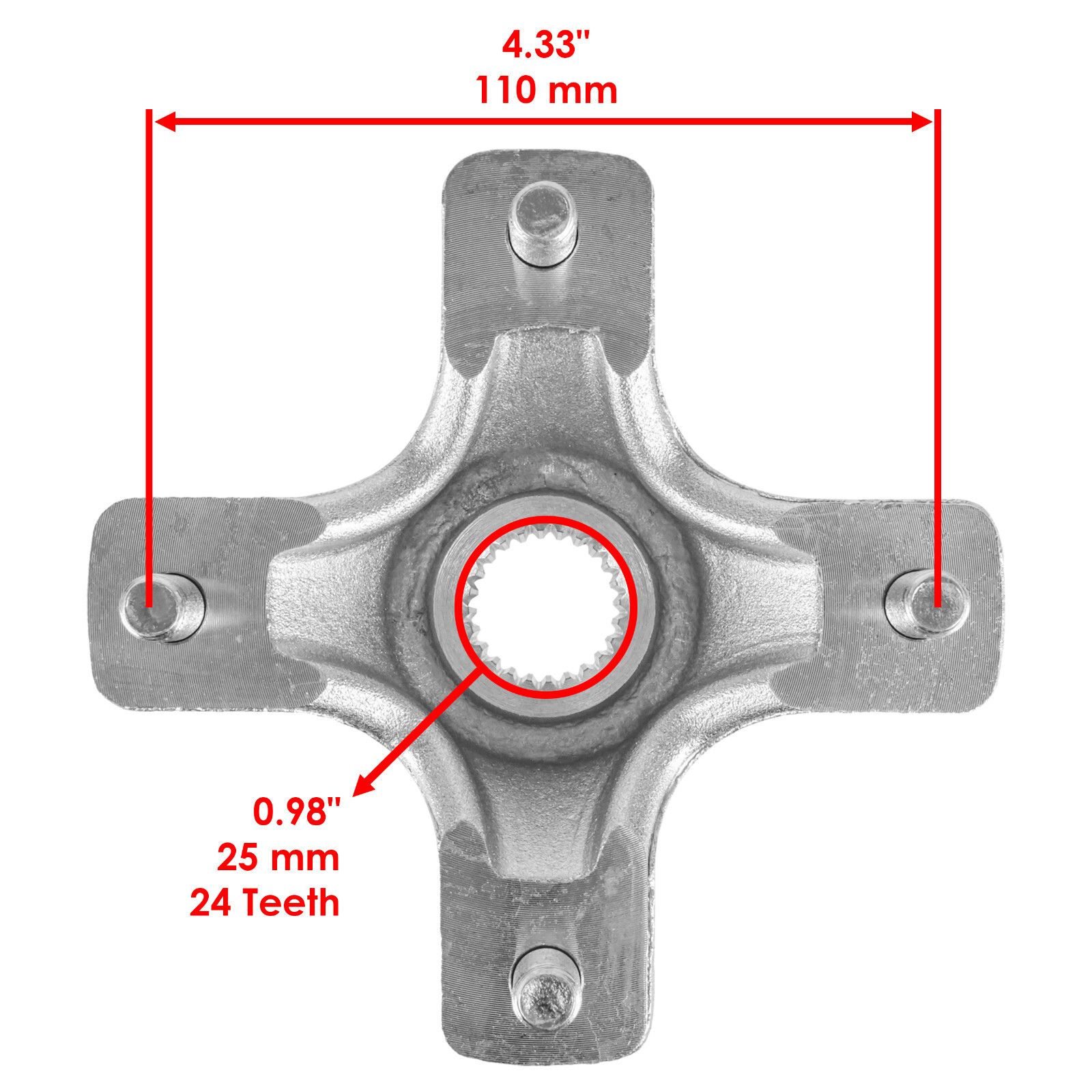 Rear Axle Shaft Wheel Hub Bearing Carrier for Honda TRX400EX Sportrax 400 99-08
