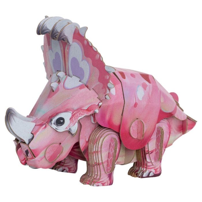 MakeBug D0038 Tiny Series Tiny Dinosaur Sinoceratops 3D Kraft Paper Puzzle
