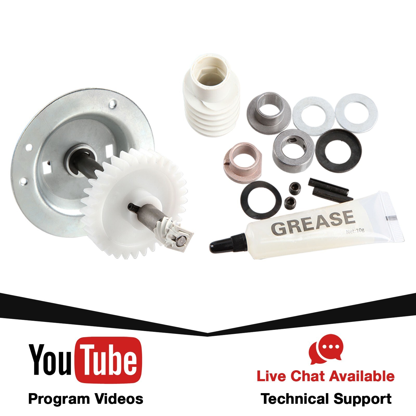 Replacement Garage Door Gear Sprocket Kit for LiftMaster Chamberlain 41C4220A