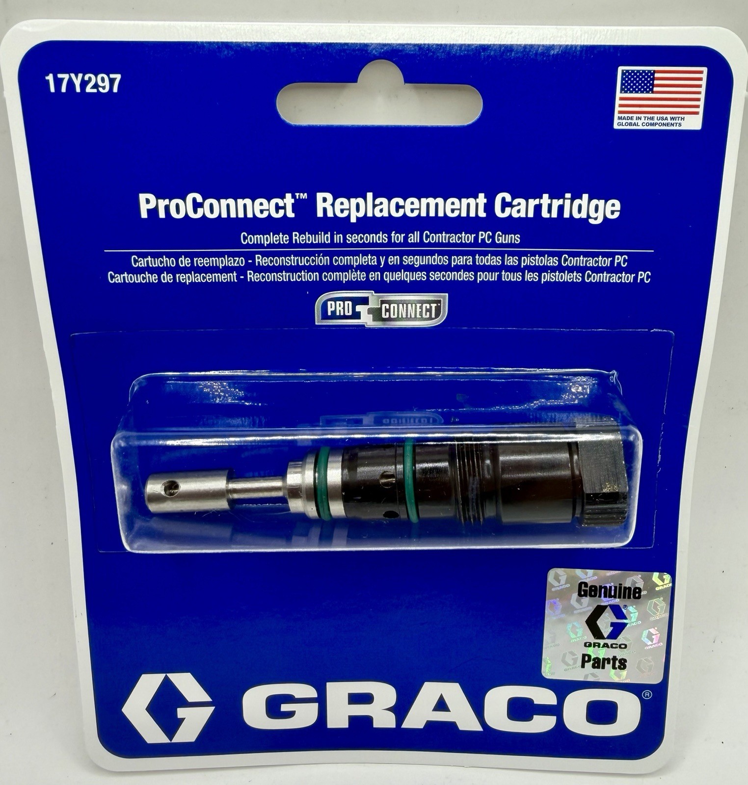 NEW Graco 17Y297 Contractor PC ProConnect Repl Cartridge GENUINE - SHIPS FREE!