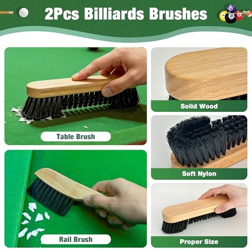 Pool Table Brush Accessories 10 Set，Billiards Pool Table pool table accessories