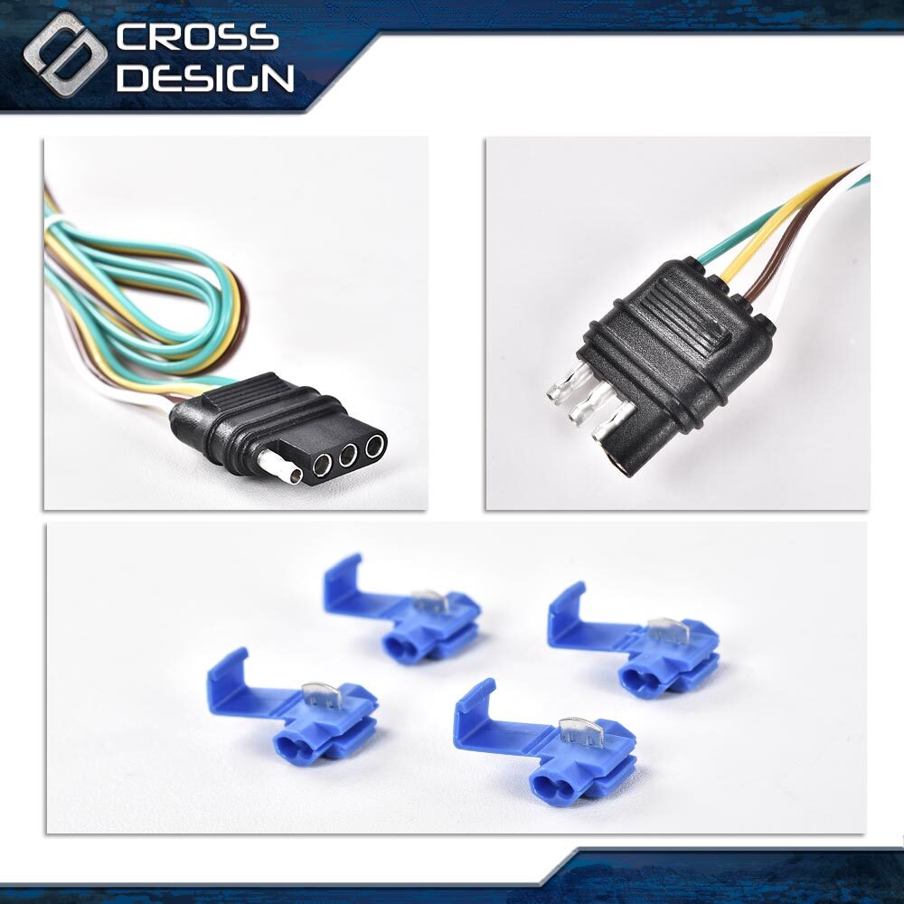 Fit For Magnetic Towing Light 12V Tow Trailer Lights LED Brake Tail Signal Lamp