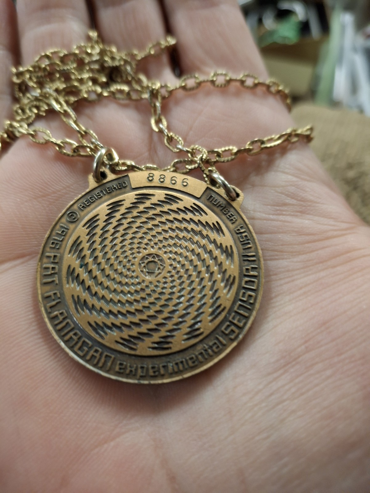 Vtg 1976 Patrick Flanagan SensorII Experimental PendantNecklace Excellent Cond.