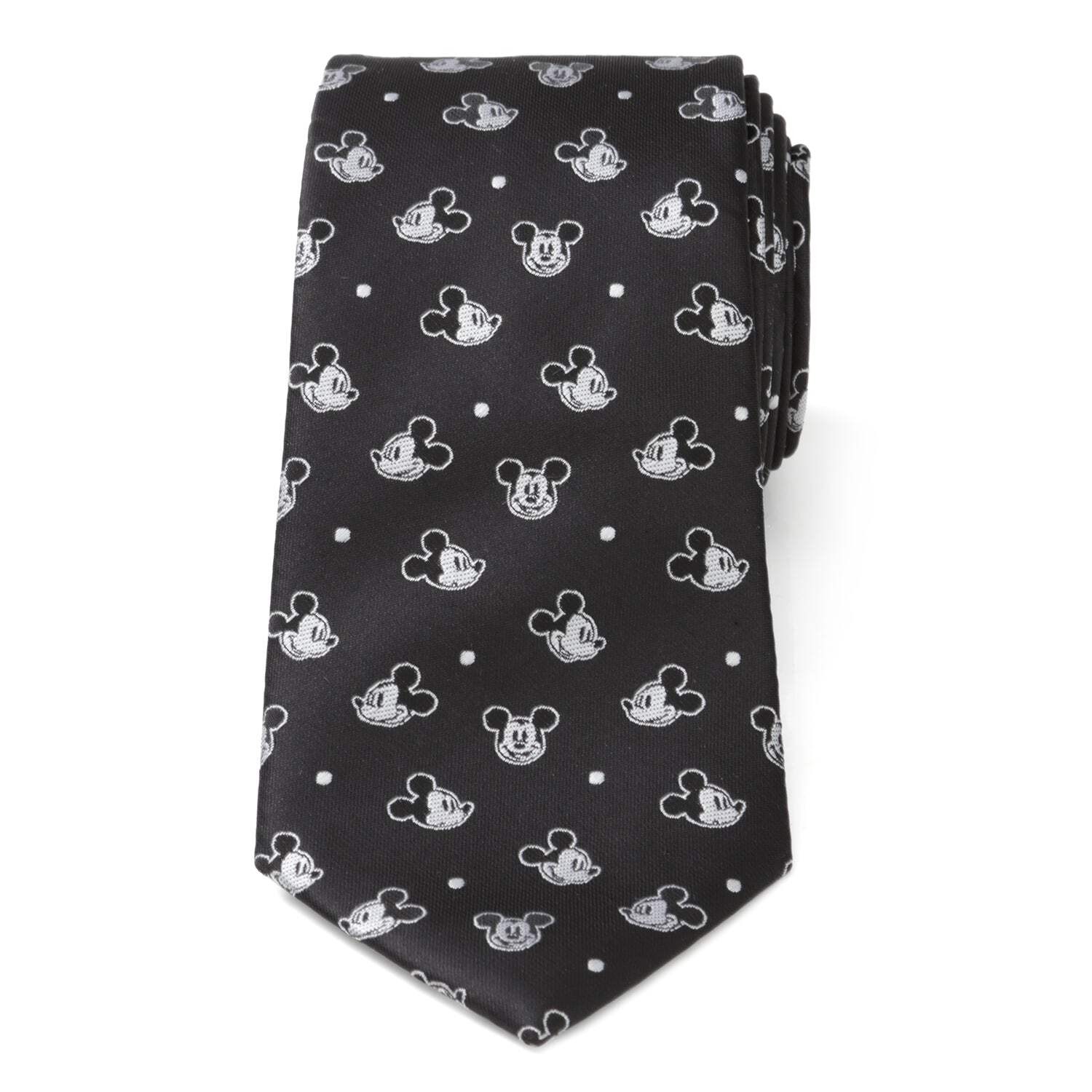 👔 Disney Mickey Mouse Black Dot Men's Tie