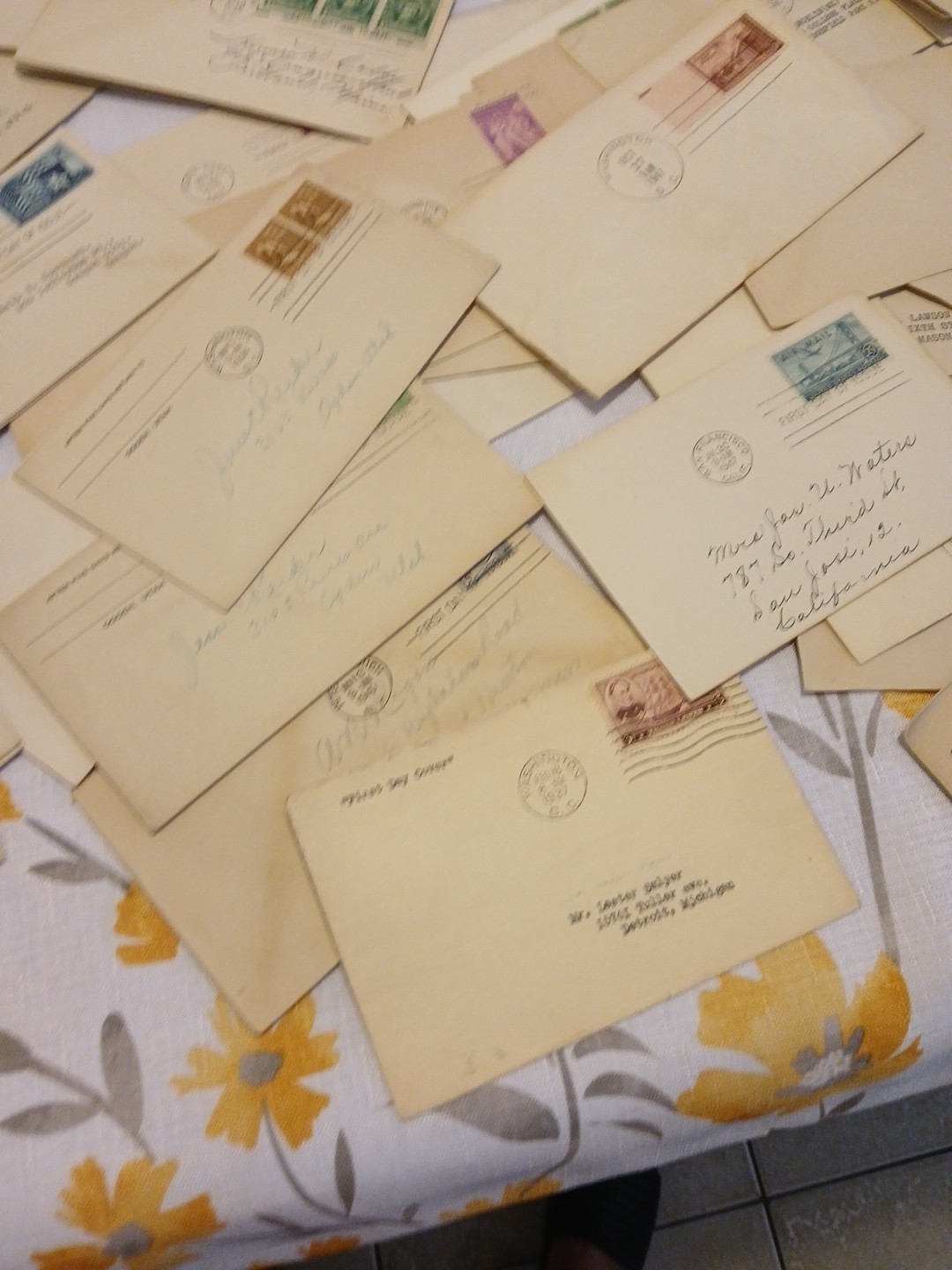 U.S.-1930's-40's-50's-60's-lot of 100 Early Postal Covers Random Pull FDC Estate