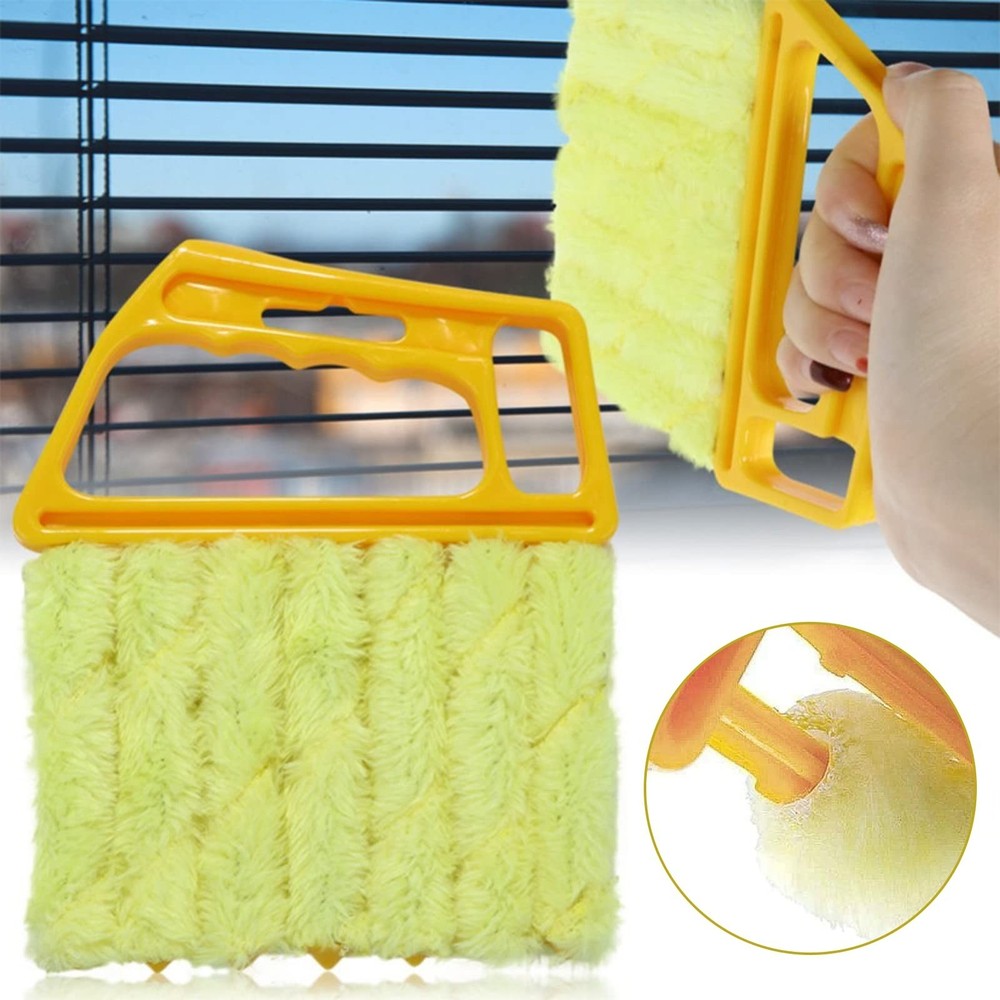 AOCEAN 4 Pcs Blind Cleaner Duster Tool 7-Finger Dusting Cleaner Tool for Wind...