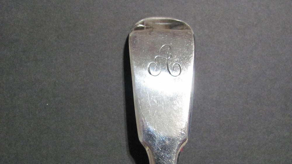 Antique Scottish Silver Serving Fork, Edinburgh, 1819-1820, John McKay