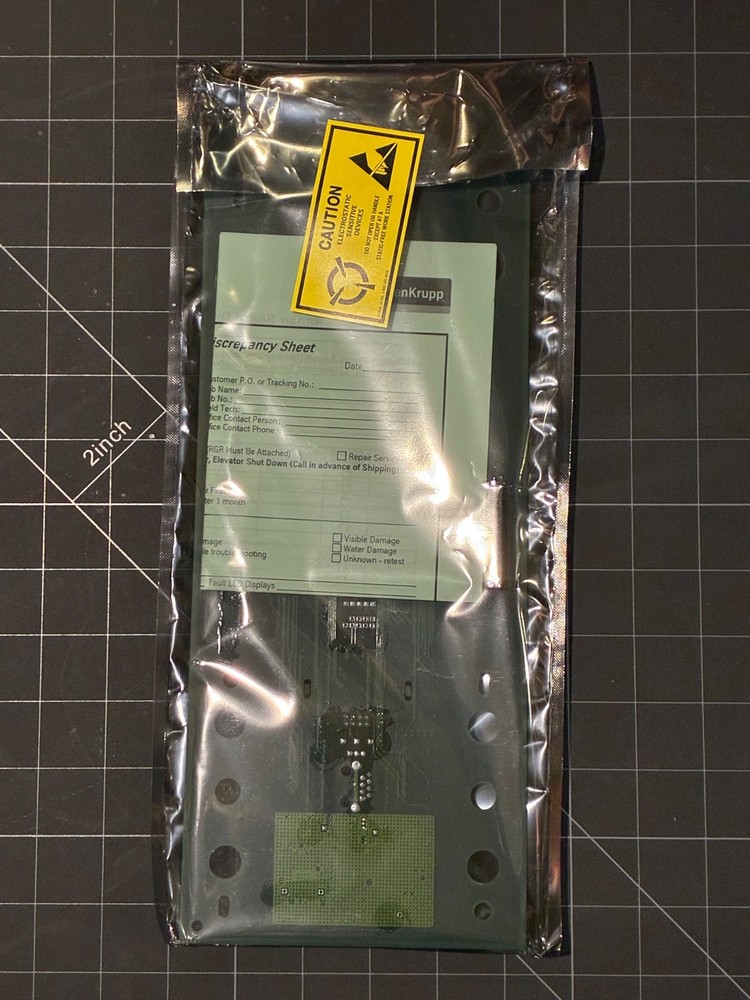 Thyssen ThyssenKrupp TKE Selector Board 6300ACK2 -New