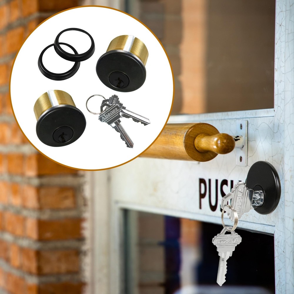 Storefront Door Lock Alsecure Commerical Mortise Lock Swing Deadbolt & Solid ...