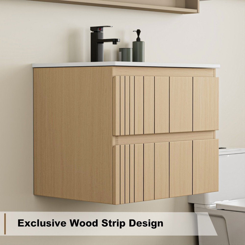 Wall Mounted Bathroom Vanity With Sink