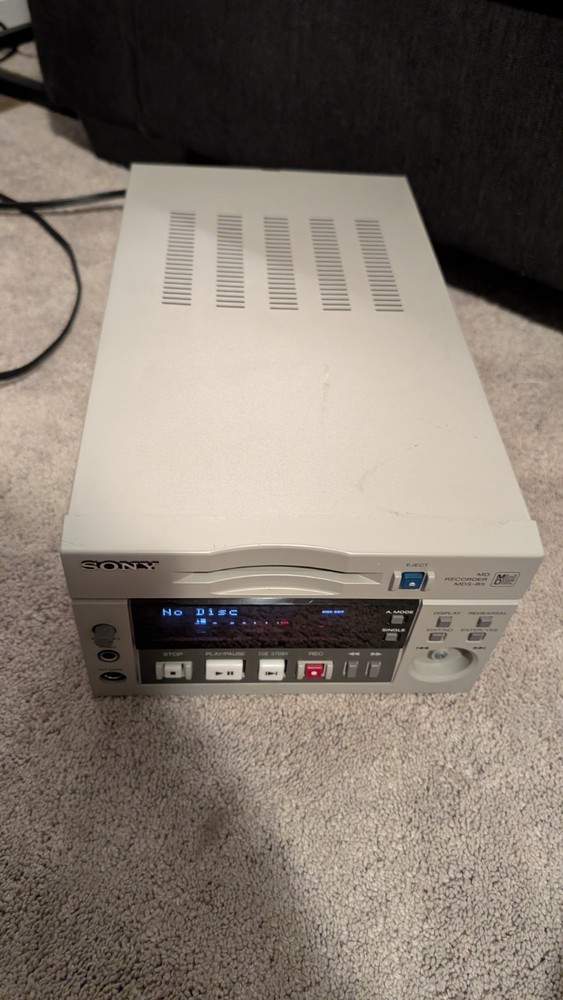 SONY MD RECORDER MDS-B5 Mini Disk Player Recorder