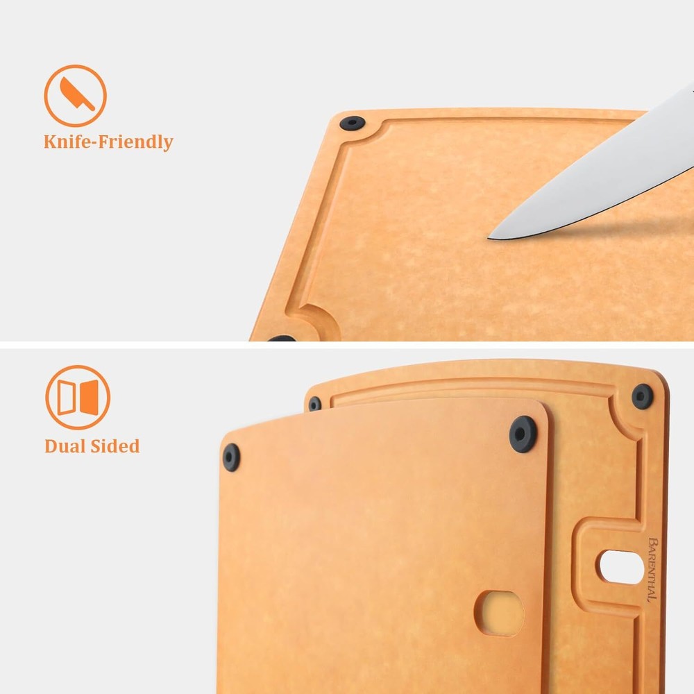 cutting boards for kitchen dishwasher - 2PC cutting board set double-sided