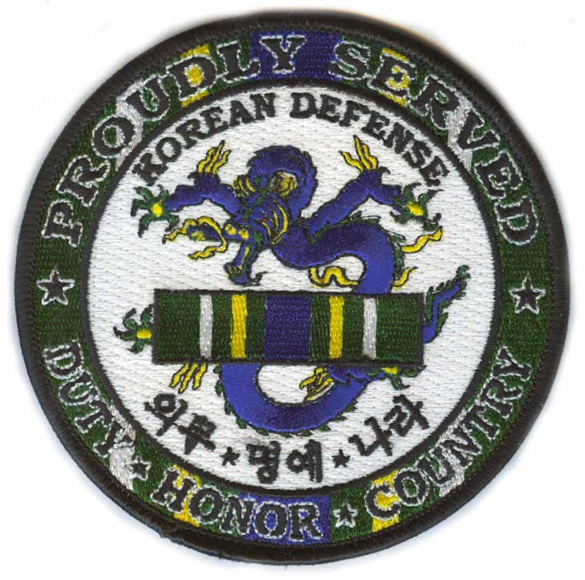 Proudly Served Korean Defense Patch