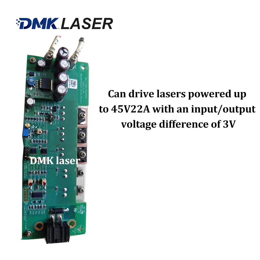 laser pump source driver board powered up to 45V22A with an input/output voltage