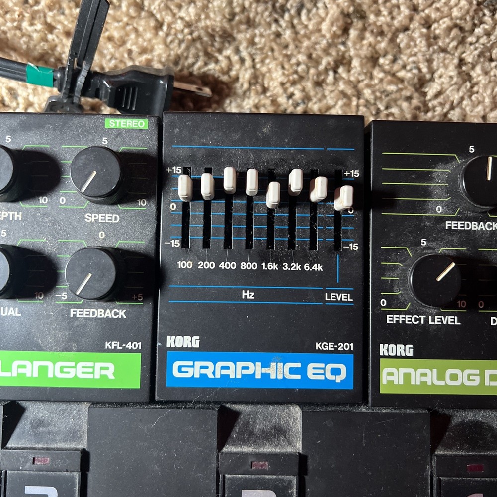 Korg PME-40X Modular Effect OVER DRIVE, DIGITAL DELAY, GRAPHIC EQ, EXT SELECTOR