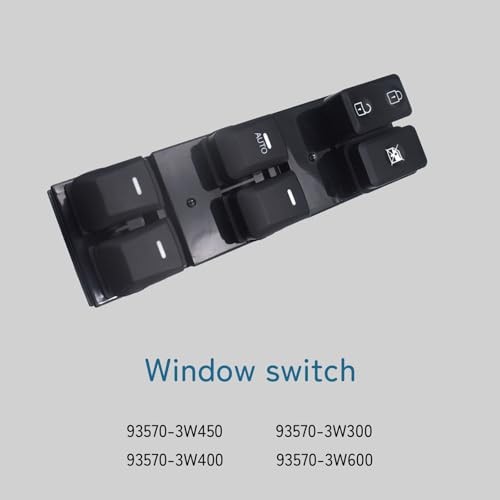 KAWS002 Power Window Switch Master Driver Side Front Left Auto 93570-3W450