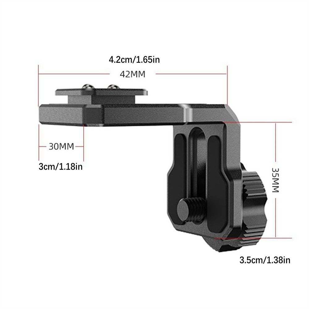 1 PC Universal 1/4 Cold Shoe Mount Wireless Video Transmission System Bracket