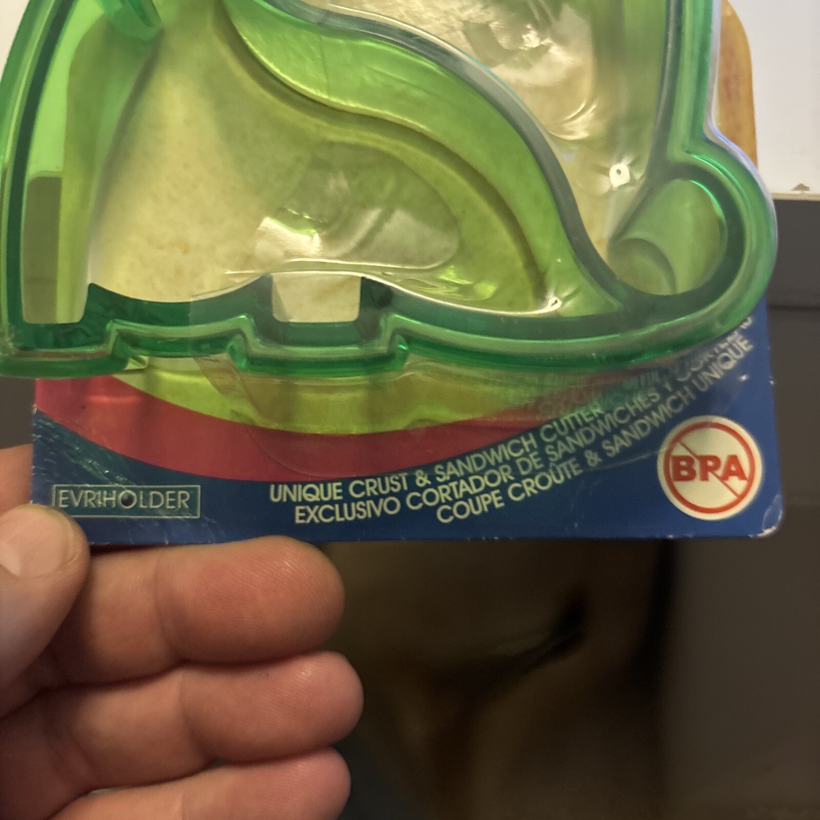 DYNO BYTES Unique Crust & Sandwich Cutter By Either New In Package BPA Free