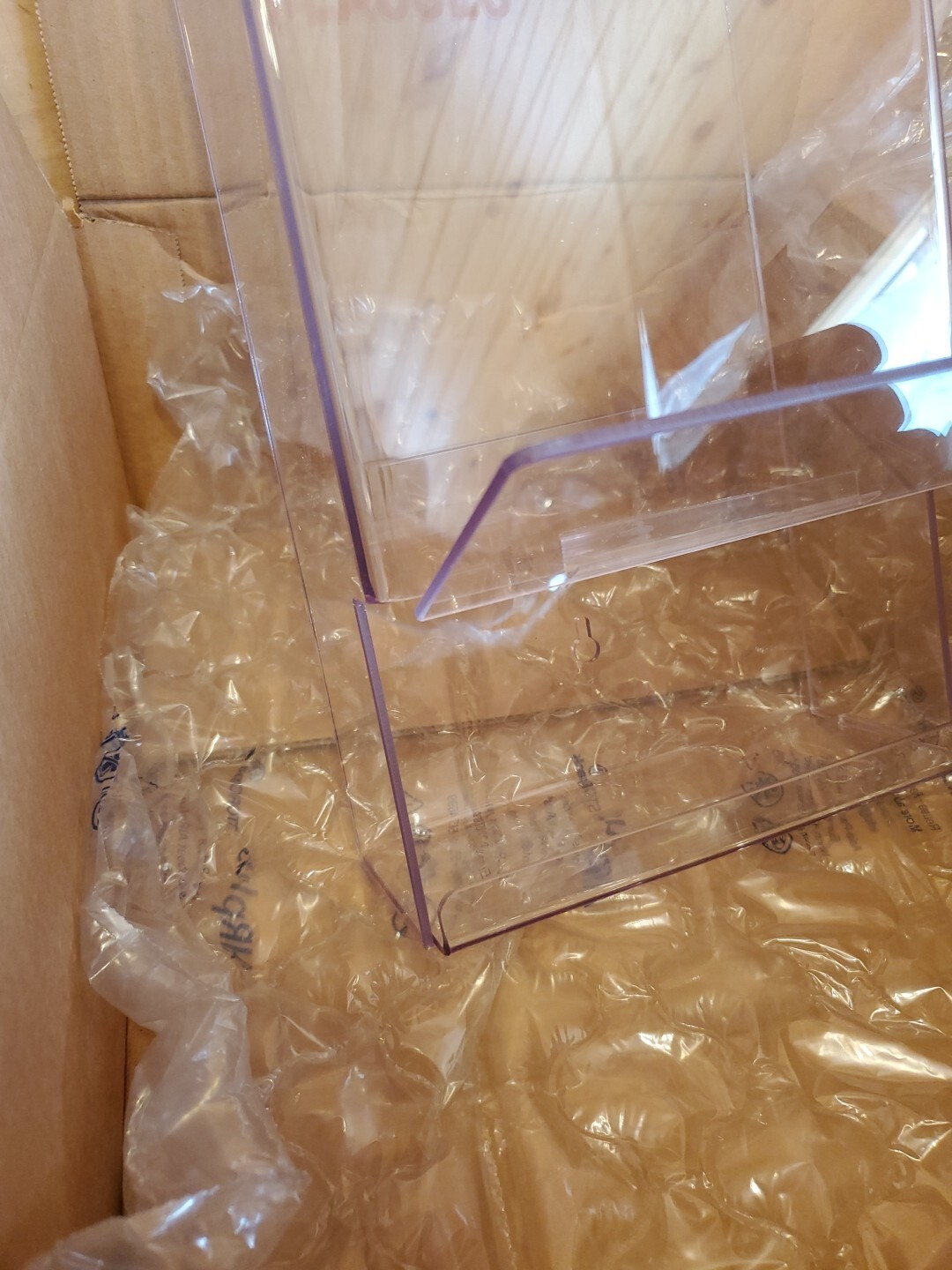 Safety Glasses 4Gmr5 Eyewear Dispenser Safty Stk,Clr,Petg,Wall Mount