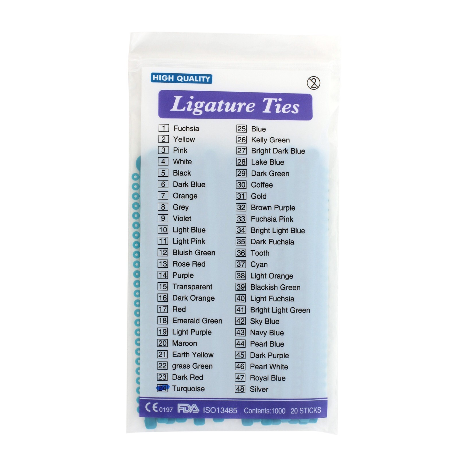 1000pc Dental Orthodontic Ligature Tie Ligas De Ortodoncia Elastic Rubber Braces