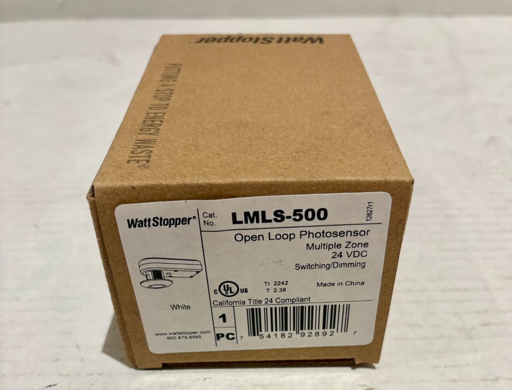 NEW WattStopper LMLS-500-L Open Loop Photosensor Multiple Zone 24 Vdc